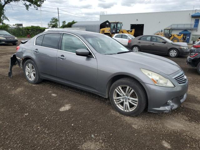 JN1DV6AR7BM654074 - 2011 INFINITI G25 GRAY photo 4