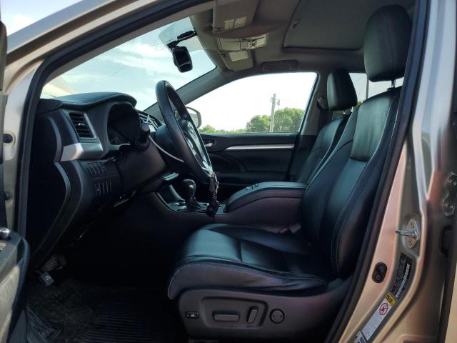 5TDJKRFH0ES036503 - 2014 TOYOTA HIGHLANDER XLE 金色 照片 7