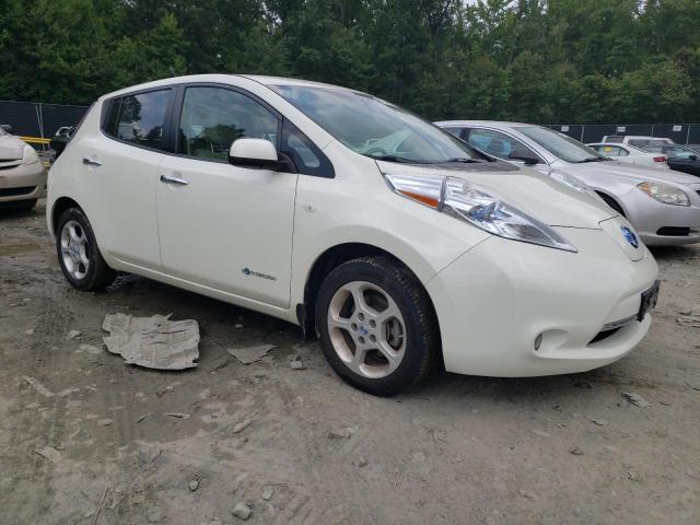 JN1AZ0CP6CT021797 - 2012 NISSAN LEAF SV WHITE photo 4