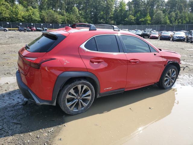 JTHU9JBH2K2001852 - 2019 LEXUS UX 250H RED photo 3