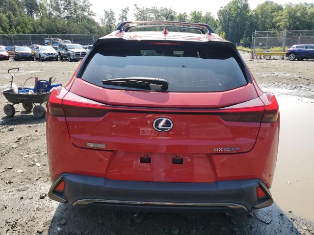 JTHU9JBH2K2001852 - 2019 LEXUS UX 250H RED photo 6