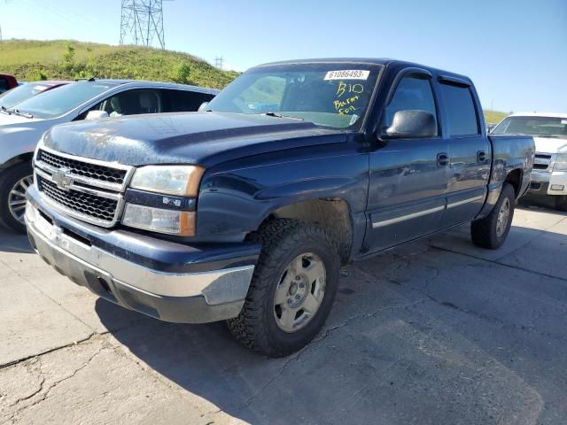 2GCEK13V271133239 - 2007 CHEVROLET SILVERADO K1500 CLASSIC CREW CAB BLUE photo 1