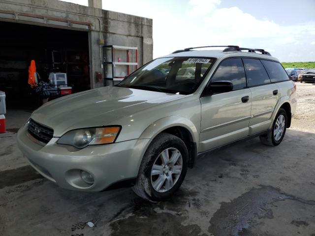 4S4BP61C557356535 - 2005 SUBARU LEGACY OUTBACK 2.5I CREAM photo 1