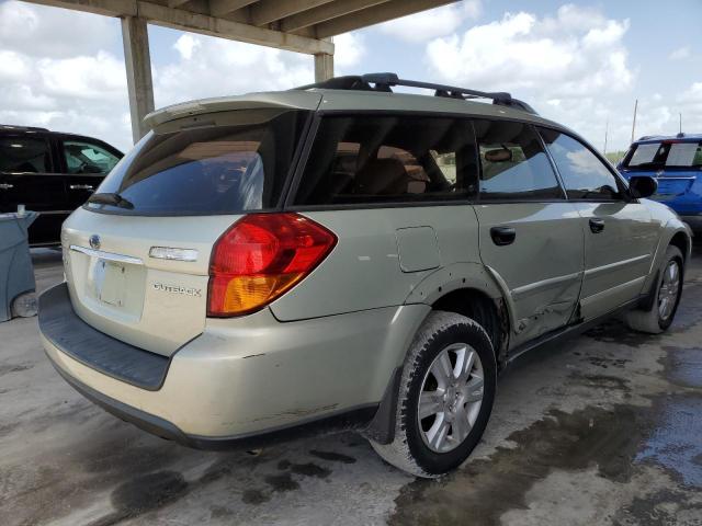 4S4BP61C557356535 - 2005 SUBARU LEGACY OUTBACK 2.5I CREAM photo 3