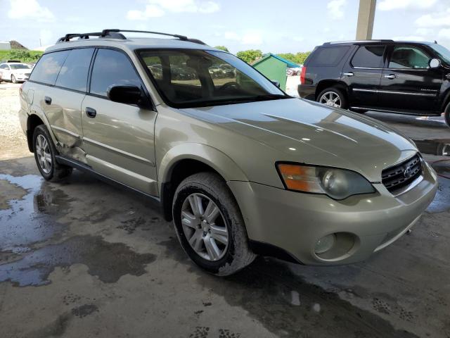 4S4BP61C557356535 - 2005 SUBARU LEGACY OUTBACK 2.5I CREAM photo 4