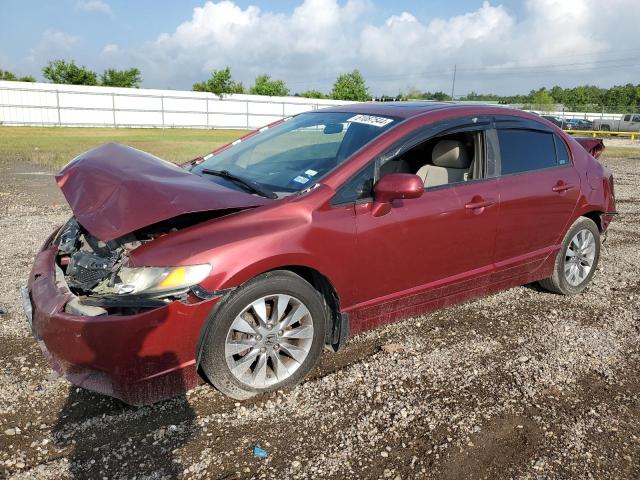 19XFA16869E003287 - 2009 HONDA CIVIC EX BURGUNDY photo 1