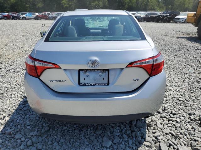 5YFBURHE0FP219055 - 2015 TOYOTA COROLLA L SILVER photo 6