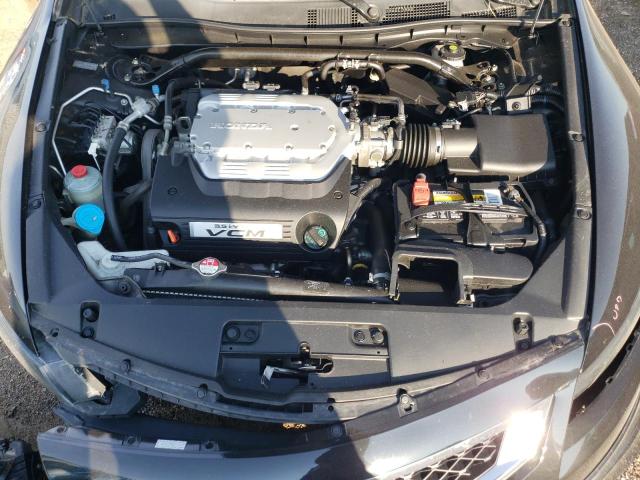 1HGCS22858A013470 - 2008 HONDA ACCORD EXL BLACK photo 11