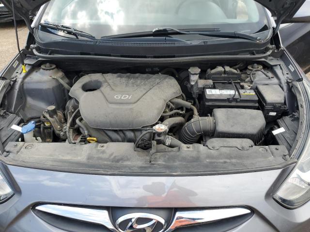 KMHCT4AE3EU753815 - 2014 HYUNDAI ACCENT GLS GRAY photo 11