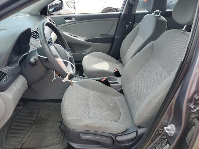 KMHCT4AE3EU753815 - 2014 HYUNDAI ACCENT GLS GRAY photo 7