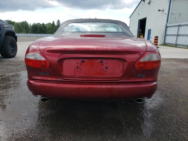 SAJGN2249WC021496 - 1998 JAGUAR XK8 MAROON photo 6