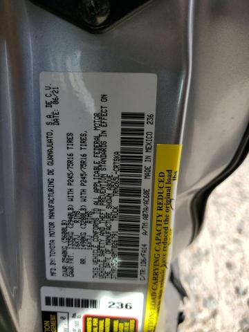 3TYRX5GN8MT026791 - 2021 TOYOTA TACOMA ACCESS CAB Күміс фото 12