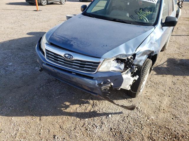 JF2SH6BC6AH909036 - 2010 SUBARU FORESTER XS Azul foto 9