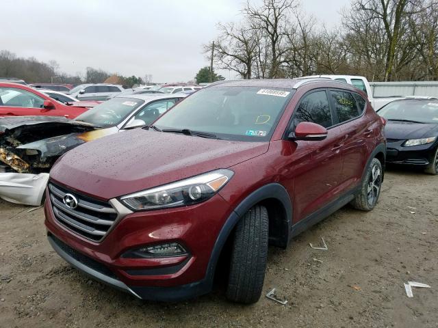 KM8J3CA24GU233083 - 2016 HYUNDAI TUCSON LIMITED  photo 2