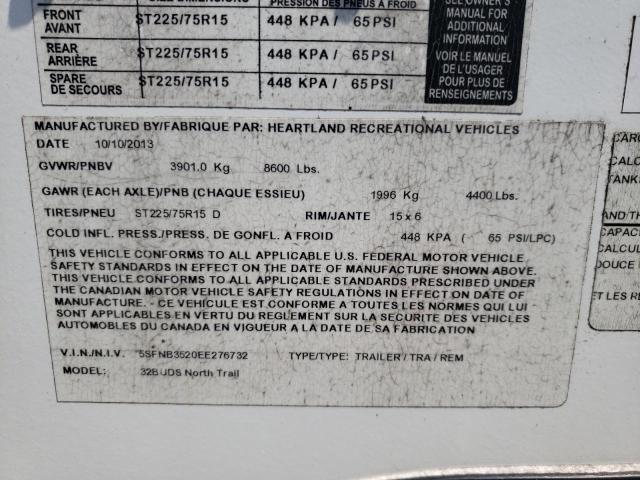 5SFNB3520EE276732 - 2014 HRTL NORTHTRAIL 双色 照片 10