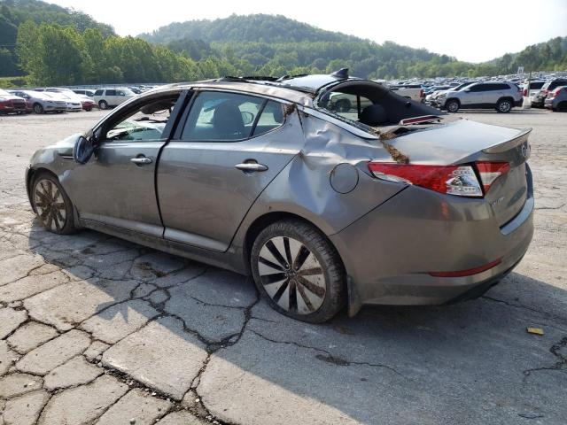 5XXGR4A67CG014897 - 2012 KIA OPTIMA SX GRAY photo 2