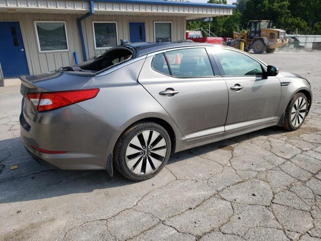 5XXGR4A67CG014897 - 2012 KIA OPTIMA SX GRAY photo 3