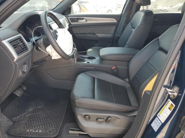 1V2JC2CA4MC211555 - 2021 VOLKSWAGEN ATLAS CROS SE BLUE photo 7