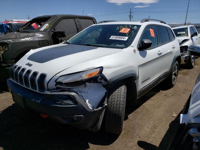 1C4PJMBS9HW580519 - 2017 JEEP CHEROKEE TRAILHAWK WHITE photo 1