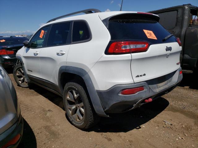 1C4PJMBS9HW580519 - 2017 JEEP CHEROKEE TRAILHAWK WHITE photo 2