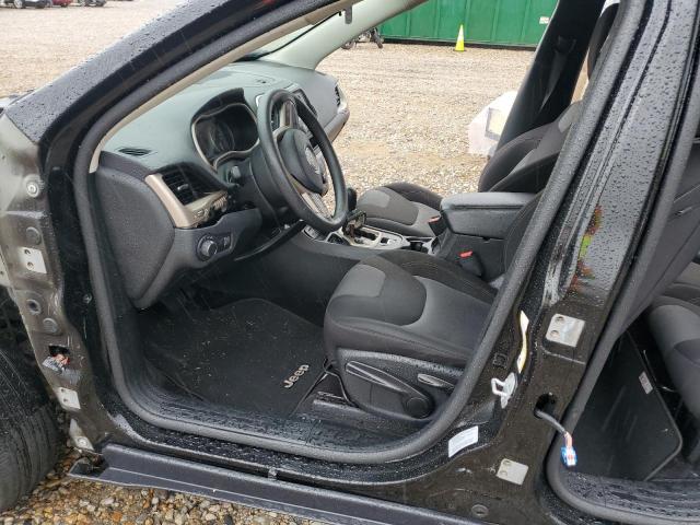 1C4PJLAB7HW669615 - 2017 JEEP CHEROKEE SPORT BLACK photo 7