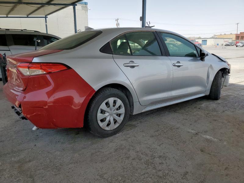 JTDDPMAE4MJ123251 - 2021 TOYOTA COROLLA L SILVER photo 3