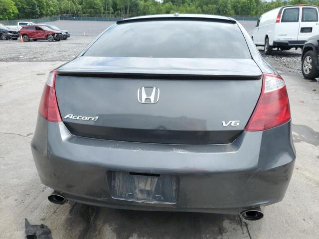 1HGCS2B89AA006138 - 2010 HONDA ACCORD EXL GRAY photo 6