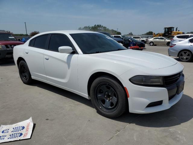 2C3CDXAG9FH817613 - 2015 DODGE CHARGER POLICE WHITE photo 4