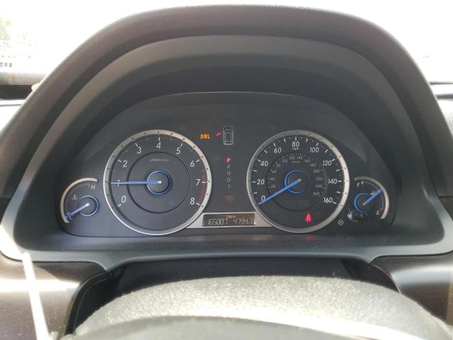 5J6TF1H51DL000749 - 2013 HONDA CROSSTOUR EXL თეთრი ფოტო 9