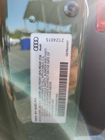 WAUY4GF55NN007682 - 2022 AUDI S5 PRESTIGE GREEN photo 12