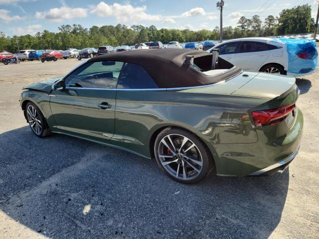 WAUY4GF55NN007682 - 2022 AUDI S5 PRESTIGE GREEN photo 2