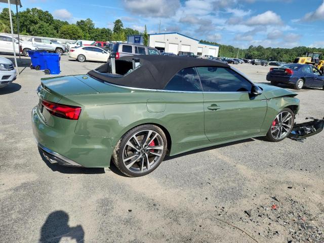 WAUY4GF55NN007682 - 2022 AUDI S5 PRESTIGE GREEN photo 3