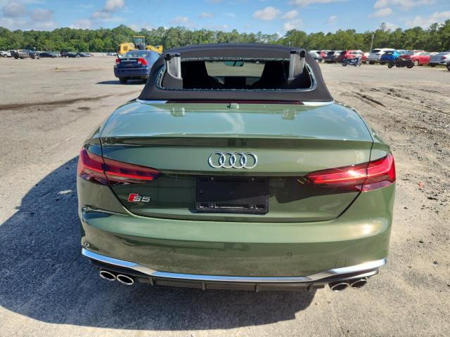 WAUY4GF55NN007682 - 2022 AUDI S5 PRESTIGE GREEN photo 6