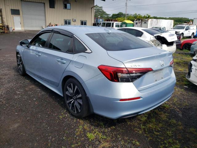 2HGFE1F70NH312491 - 2022 HONDA CIVIC EX BLUE photo 2