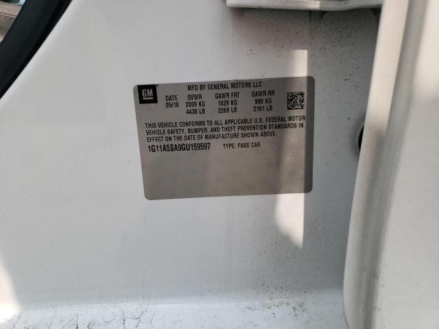 1G11A5SA9GU159597 - 2016 CHEVROLET MALIBU LIM LS 白色 照片 12