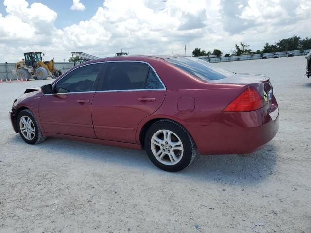 1HGCM56386A101663 - 2006 HONDA ACCORD SE RED photo 2