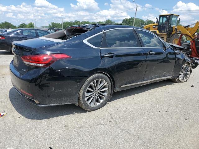 KMHGN4JE5GU126256 - 2016 HYUNDAI GENESIS 3.8L BLACK photo 3