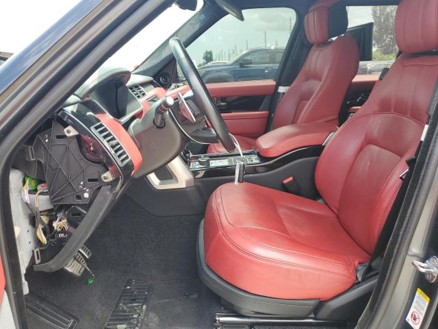 SALGV2RE2KA524105 - 2019 LAND ROVER RANGE ROVE AUTOBIOGRAPHY GRAY photo 7