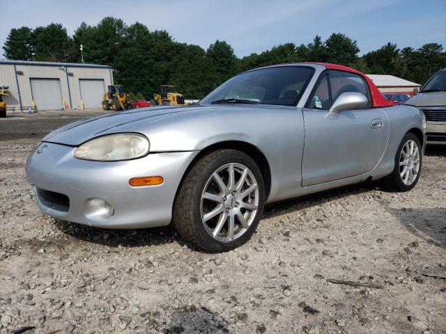 JM1NB353310206547 - 2001 MAZDA MX-5 MIATA BASE SILVER photo 1