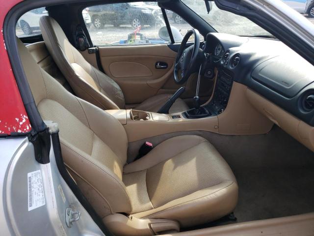 JM1NB353310206547 - 2001 MAZDA MX-5 MIATA BASE SILVER photo 10