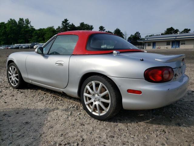 JM1NB353310206547 - 2001 MAZDA MX-5 MIATA BASE SILVER photo 2
