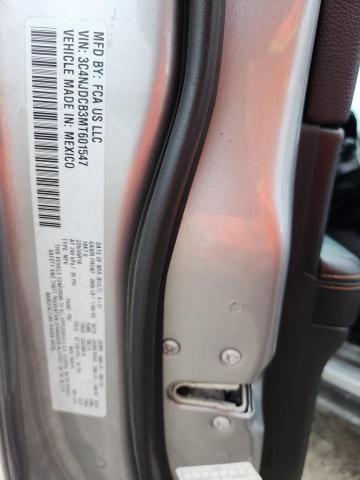 3C4NJDCB3MT601547 - 2021 JEEP COMPASS LIMITED SILVER photo 12