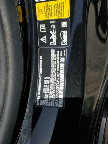 WBABC4C00PCM57707 - 2023 BMW M850XI BLACK photo 12