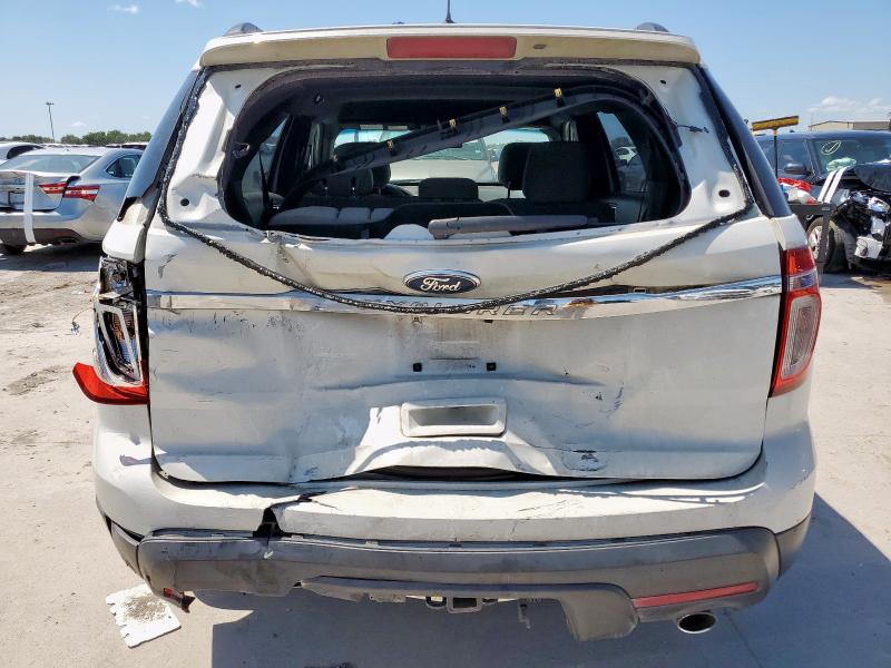 1FMHK7B86CGA82672 - 2012 FORD EXPLORER WHITE photo 6