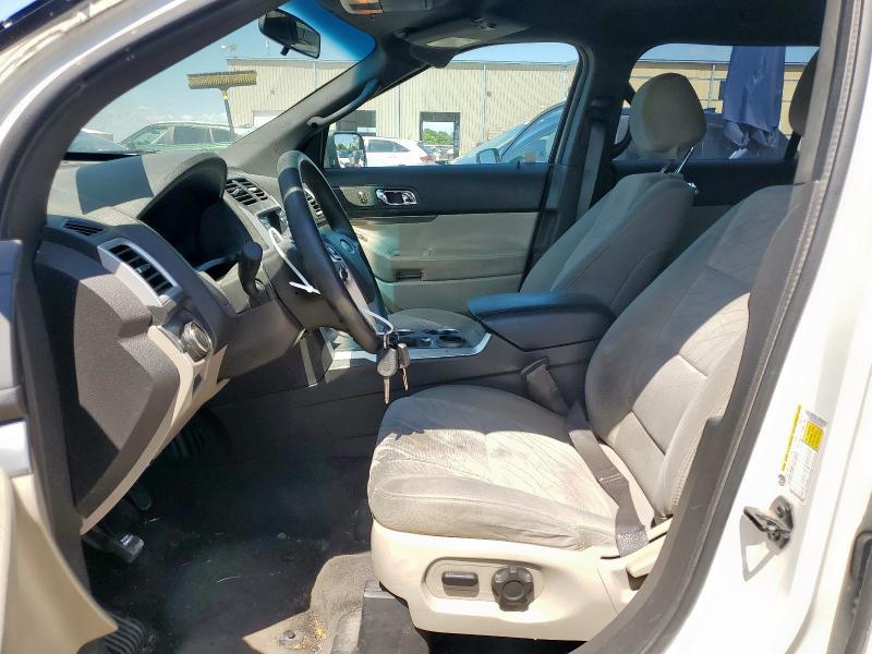 1FMHK7B86CGA82672 - 2012 FORD EXPLORER WHITE photo 7