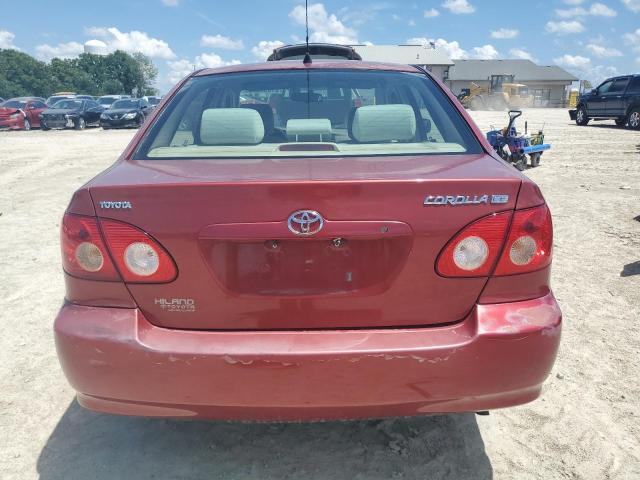 1NXBR32E26Z625120 - 2006 TOYOTA COROLLA CE 红色 照片 6