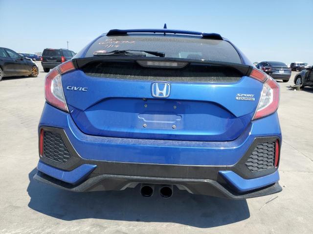 SHHFK7H90KU209726 - 2019 HONDA CIVIC SPORT TOURING BLUE photo 6