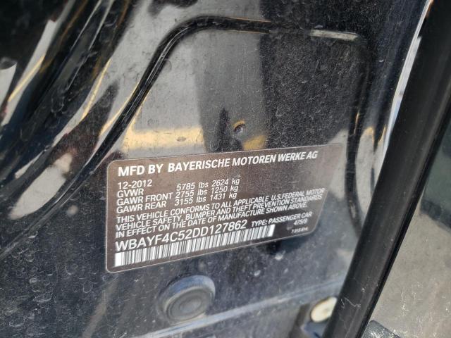 WBAYF4C52DD127862 - 2013 BMW 740 LXI BLACK photo 12