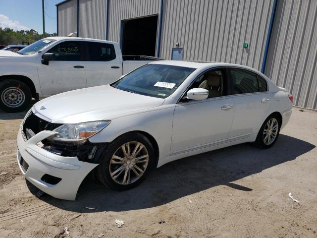 KMHGC4DE5BU135453 - 2011 HYUNDAI GENESIS 3.8L WHITE photo 1