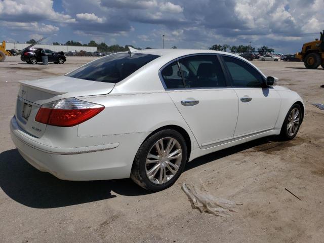 KMHGC4DE5BU135453 - 2011 HYUNDAI GENESIS 3.8L WHITE photo 3